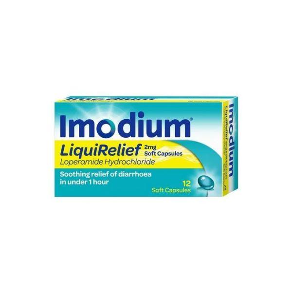 Imodium LiquiRelief 2mg capsules