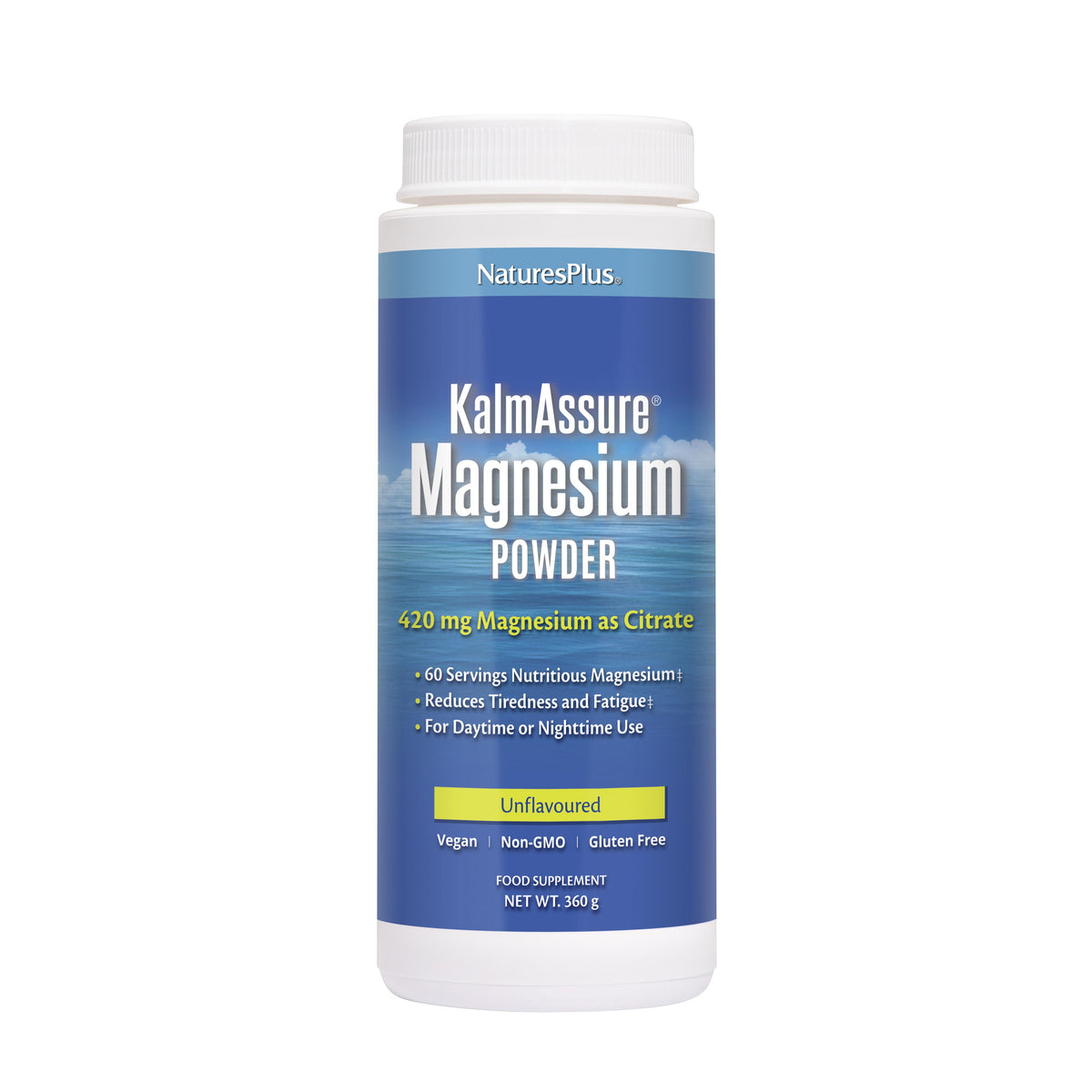 Natures Plus Kalm Assure Magnesium Powder Unflavoured