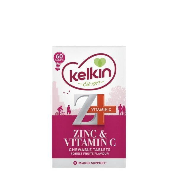 Kelkin Vitamin C & Zinc Chewable Tablets Forest Fruits Flavour