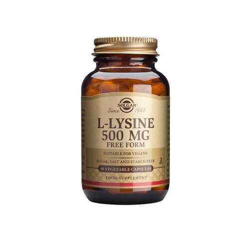 Solgar L-Lysine 500mg - 50 vegetable capsules