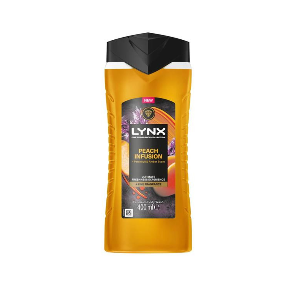 Lynx Fine Fragrance Peach Infusion Shower Gel