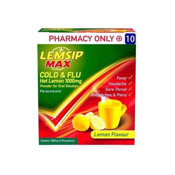 Lemsip MAX Cold & Flu 1000mg Lemon