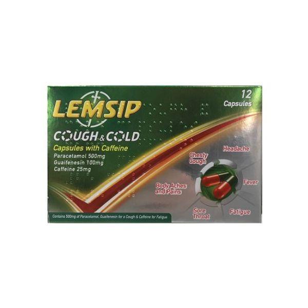 Lemsip Cough & Cold Capsules with Caffeine