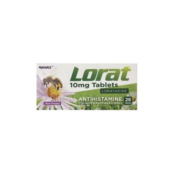 Lorat 10mg Loratadine 28 Tablets