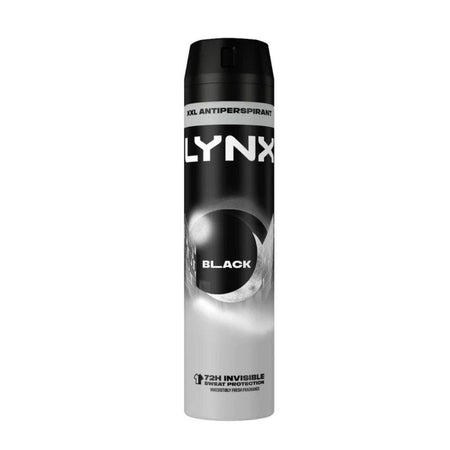 Lynx XXL Black 72h Frozen Pear & Cedarwood Anti-Perspirant Deodorant Spray 250ml