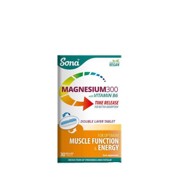 Sona Magnesium 300 With Vitamin B6
