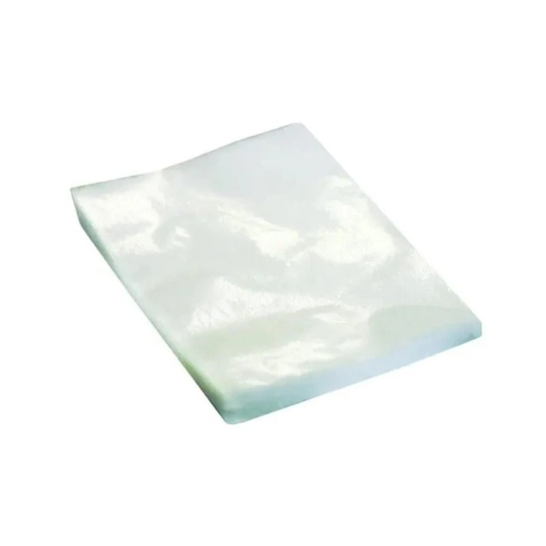 melolin dressing Clear plastic sheet on a white background
