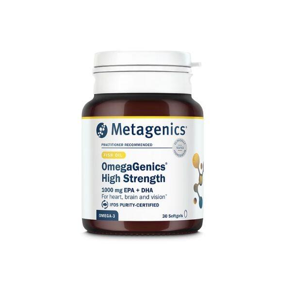 OmegaGenics High Strength Omega-3 Fish Oil Capsules