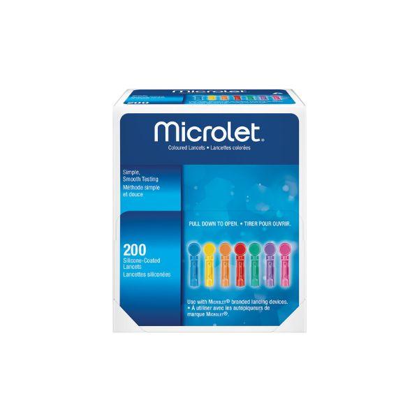 Microlet 200 Coloured Lancets
