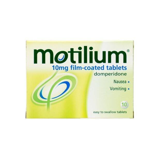 Motilium Domperidone 10mg Tablets For Nausea and Vomiting