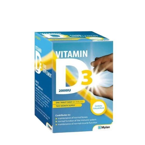 Mylan Vitamin D3 2000IU Supplement Tablets