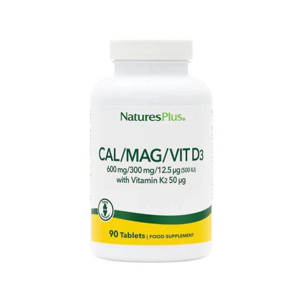 Natures Plus Calcium/Magnesium/Vitamin D/K2