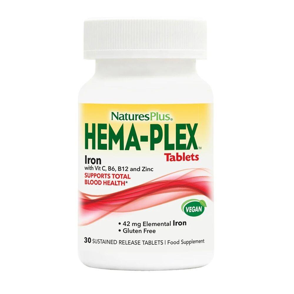 Natures Plus HEMA-PLEX SR Tablets