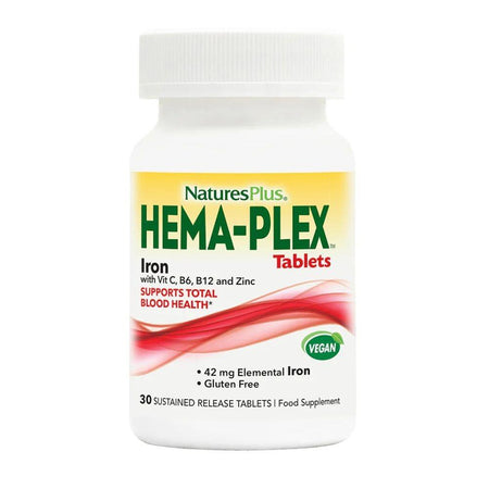 Natures Plus HEMA-PLEX SR Tablets