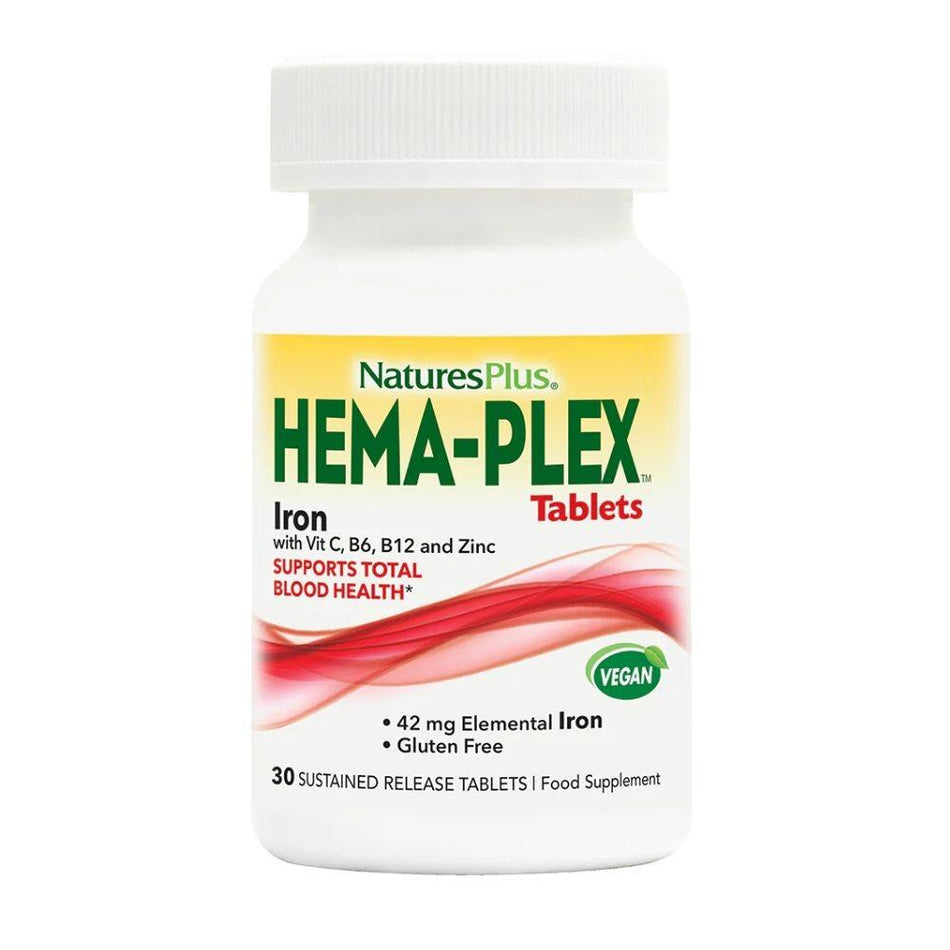 Natures Plus HEMA-PLEX SR Tablets