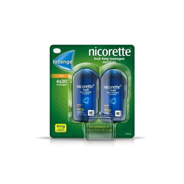 Nicorette Lozenge Fruit 4mg