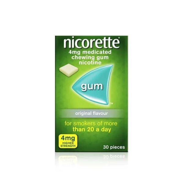 Nicorette Gum 4mg Original 30 pieces