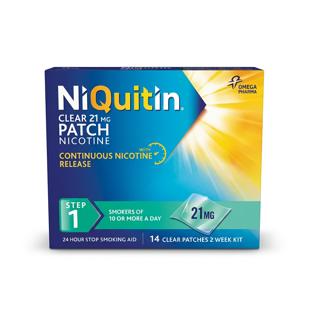 NiQuitin Clear Step 1 clean product image