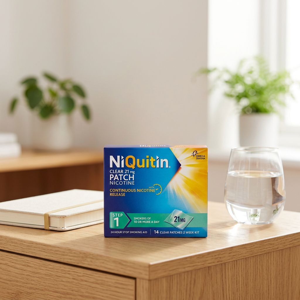 NiQuitin Clear Step 1 lifestyle image