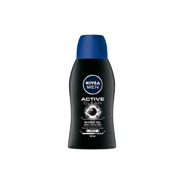 Nivea Men Active Clean Shower Gel Travel Size
