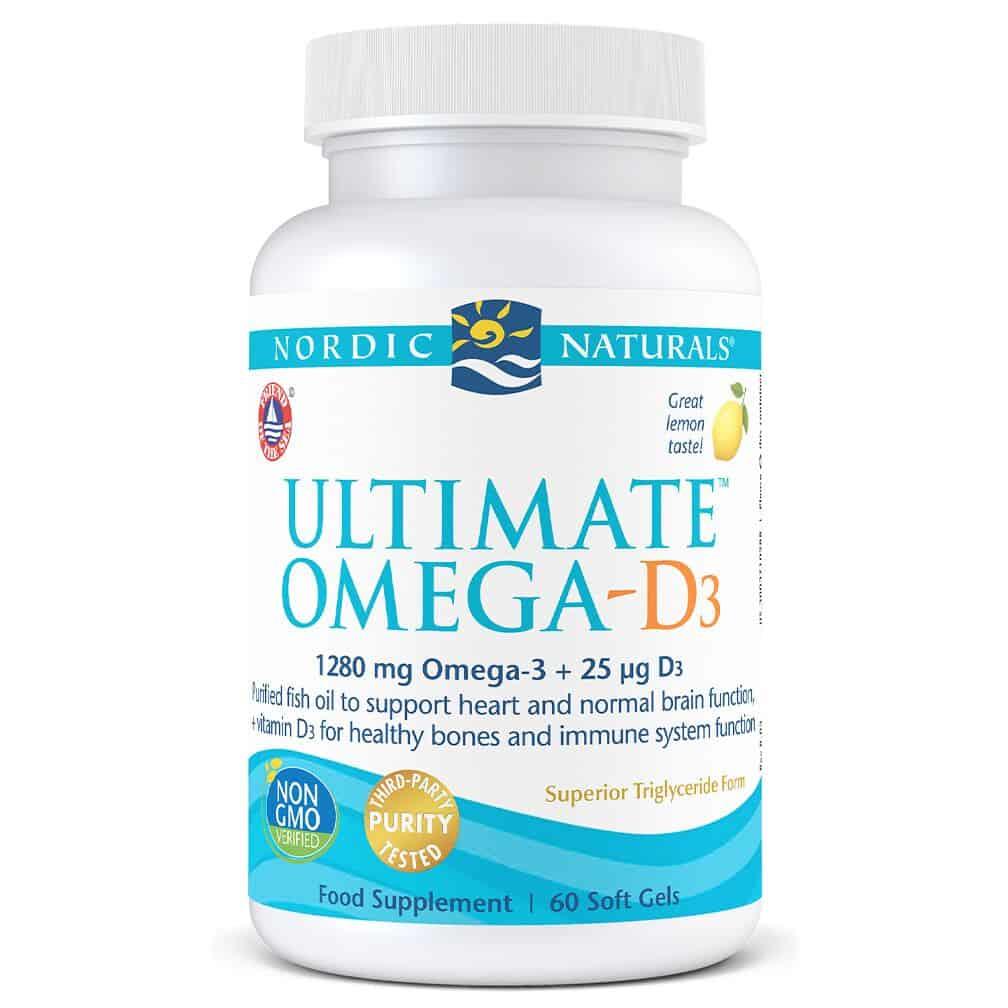 Nordic Naturals Ultimate Omega D3 softgels