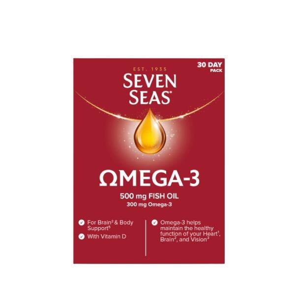Seven Seas Omega 3 500mg Fish Oil