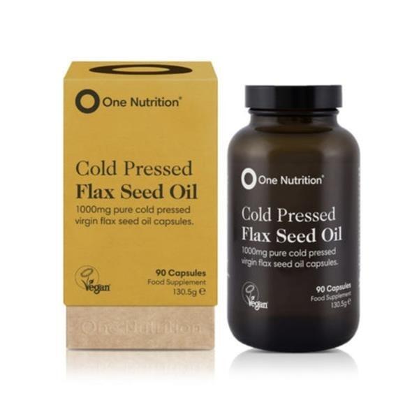 One Nutrition Cold Pressed Flax Seed Oil 1000mg