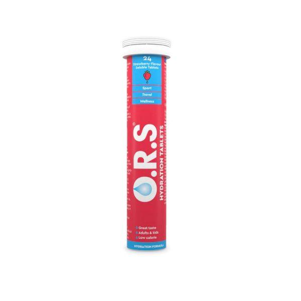 O.R.S Oral Rehydration Hydration Tablets (Strawberry)