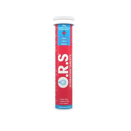 O.R.S Oral Rehydration Hydration Tablets (Strawberry)