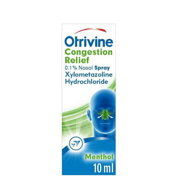 Otrivine Adult Mucus Relief Menthol 0.1% Nasal Spray
