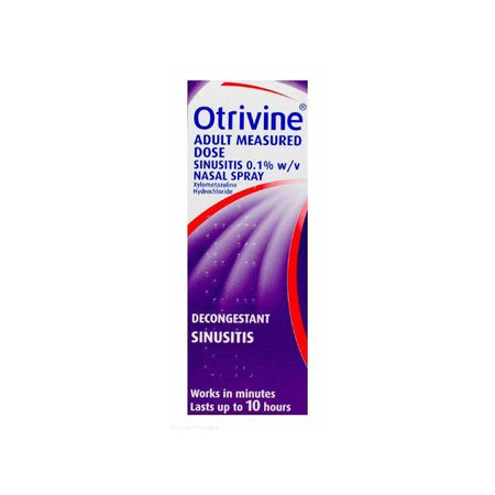 Otrivine Adult Measured Dose Sinusitis 0.1% w/v Nasal Spray
