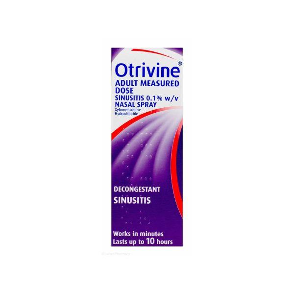 Otrivine Adult Measured Dose Sinusitis 0.1% w/v Nasal Spray