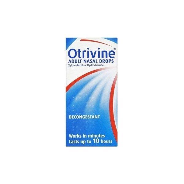 Otrivine Adult 0.1% Nasal Drops Solution