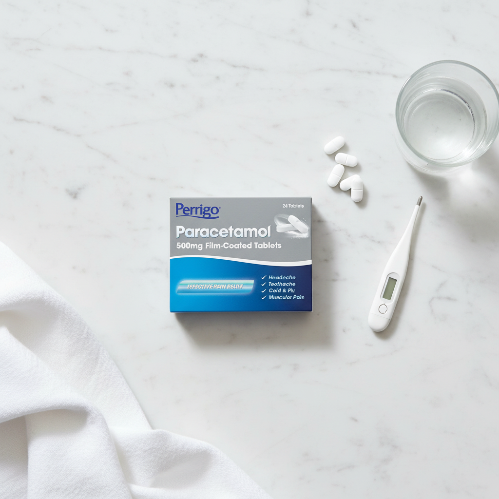Paracetamol Flat Lay