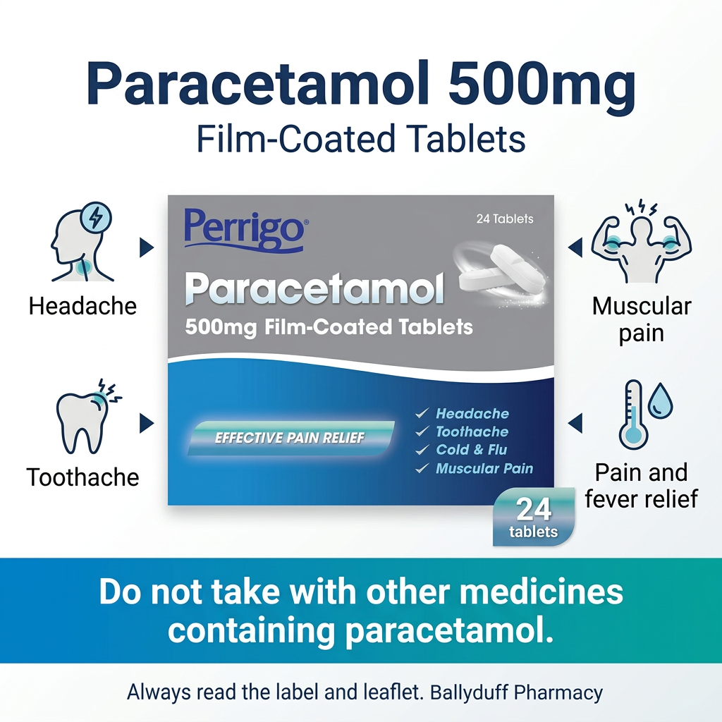 Paracetamol 500mg Film Coated Tablets