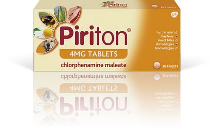 Piriton Allergy Relief Antihistamine Tablets Chlorphenamine 4mg