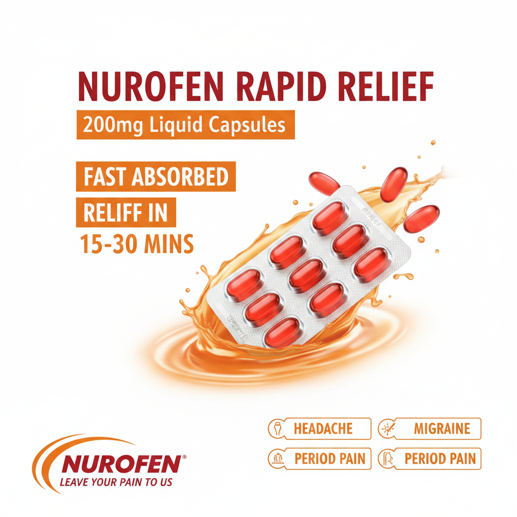 Nurofen rapid relief attributes
