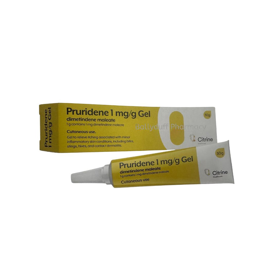 Pruridene 1mg/g Gel- Relief from Itching and Skin Irritation