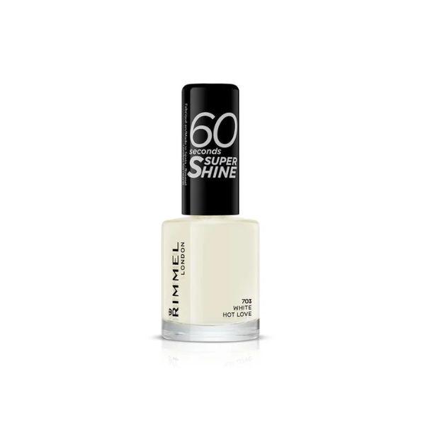 Rimmel 60 Second Nail Polish 703 White Hot Love
