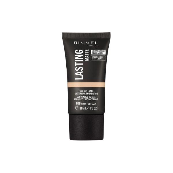 Rimmel Lasting Matte Foundation Warm Porcelain 010