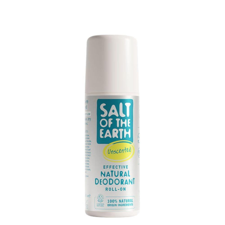 Salt Of The Earth Unscented Roll On Deodorant 75ml