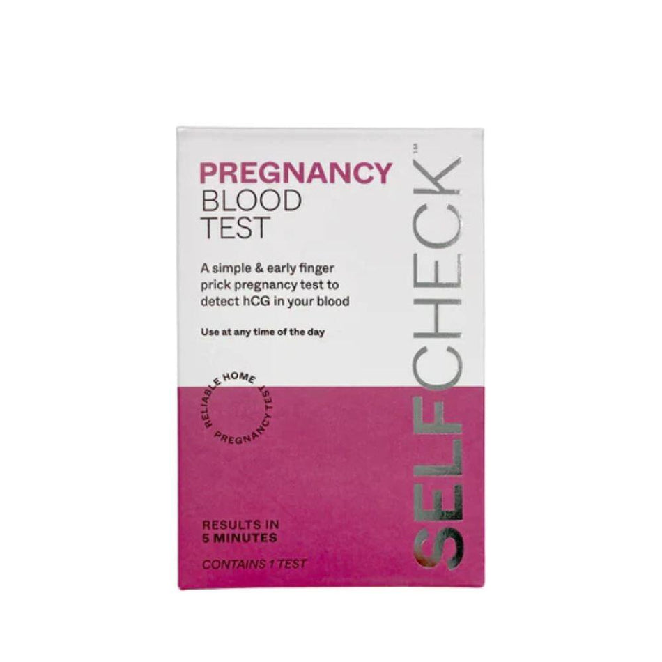 Self check pregnancy blood test