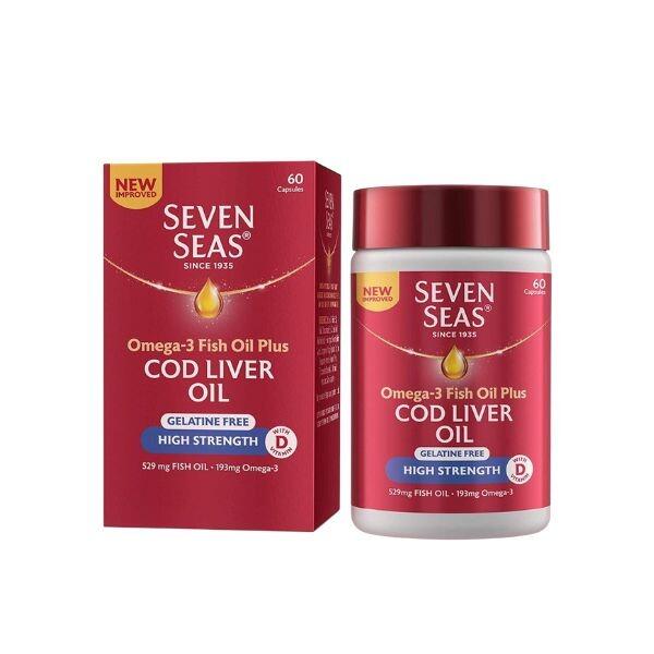 Seven Seas Cod Liver Oil High Strength Capsules