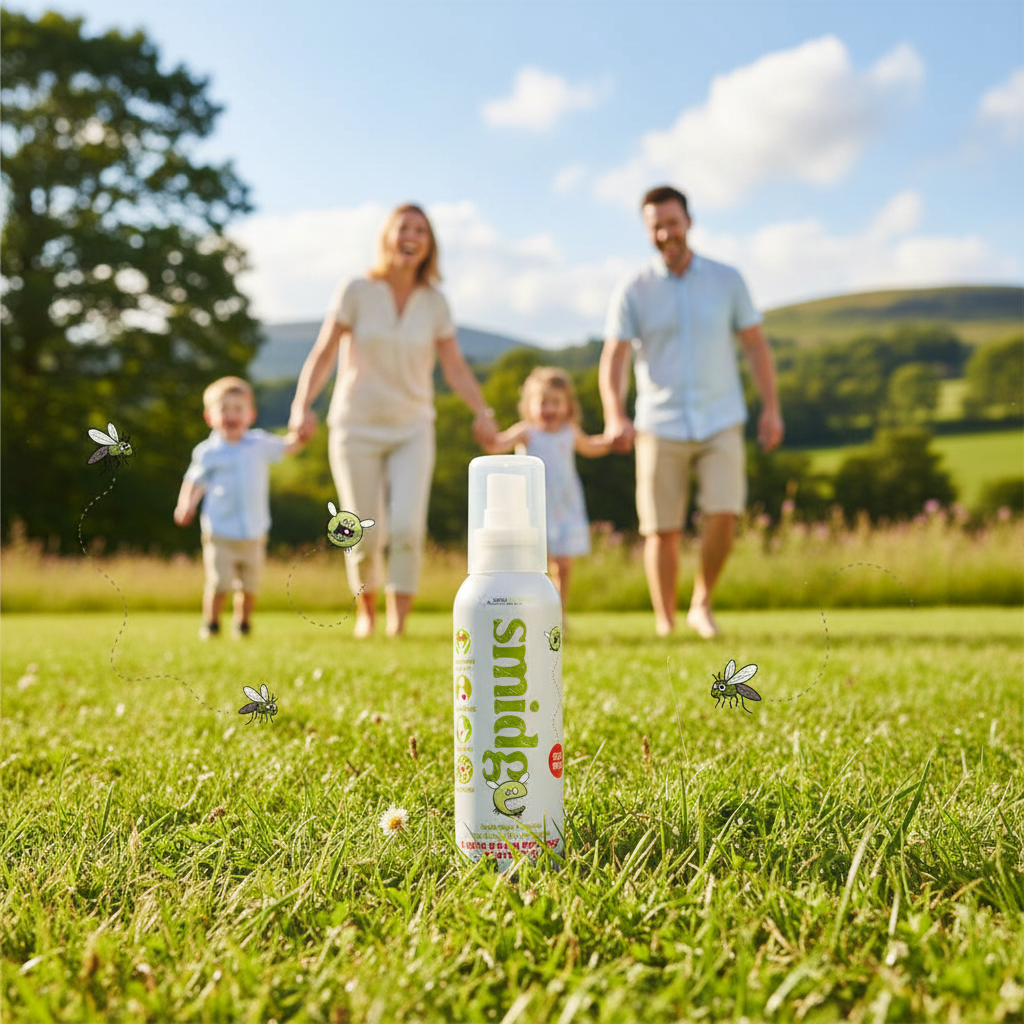 Smidge Outdoor with a family