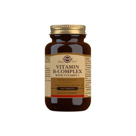 Solgar Vitamin B Complex with Vitamin C Tablets