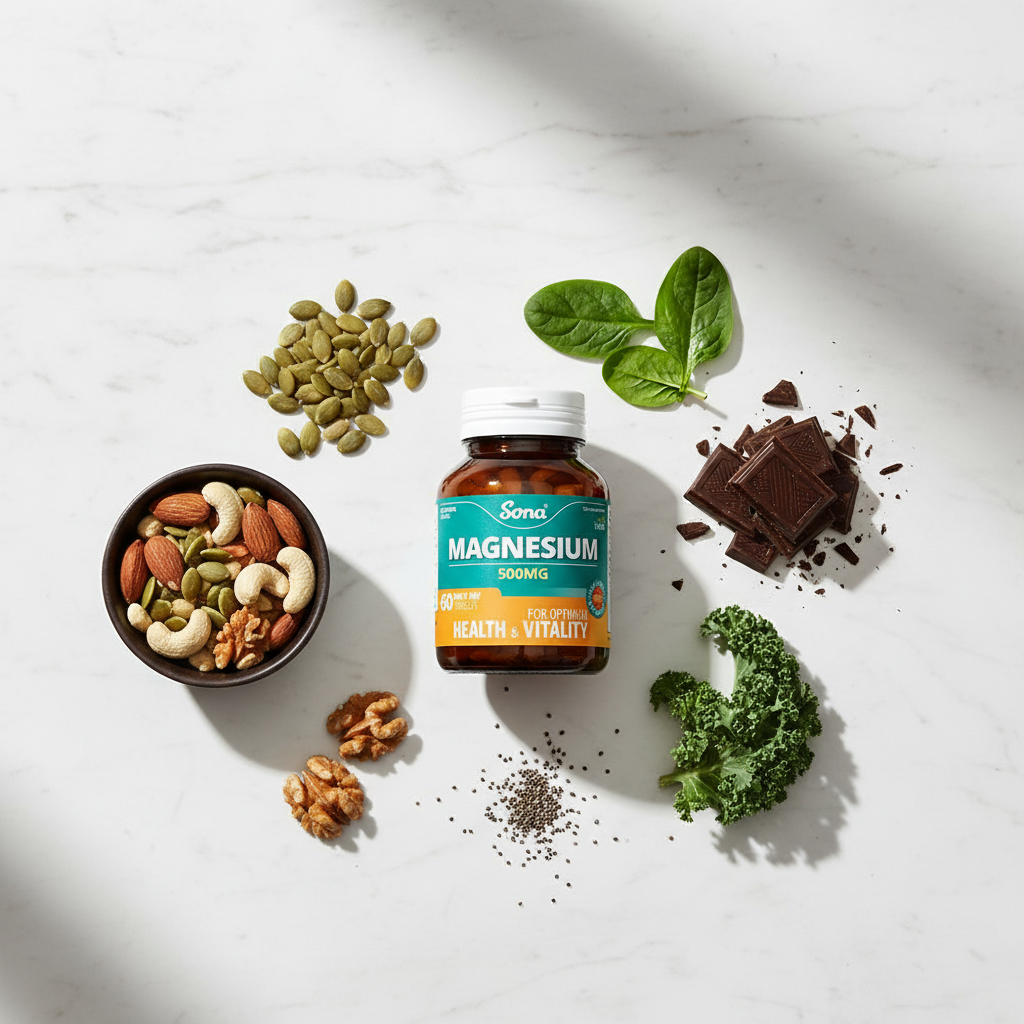Sona Magnesium - Flat Lay