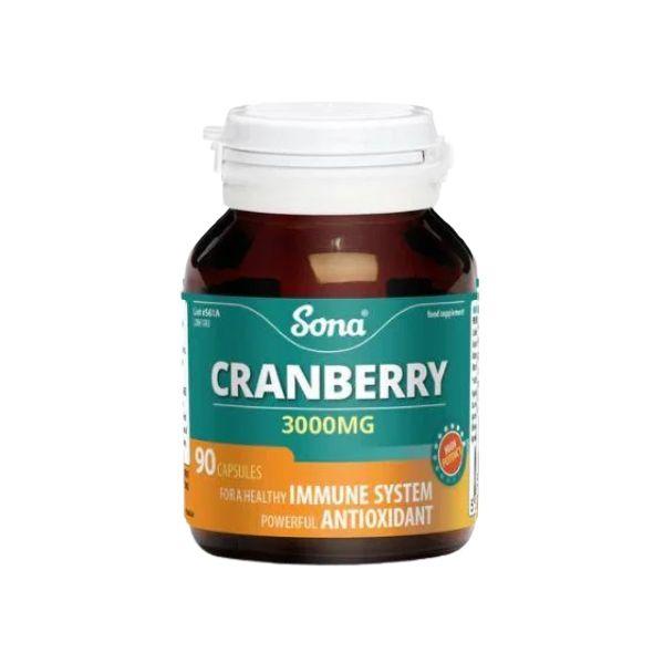 Sona Cranbery Caps With Vit C 90 caps