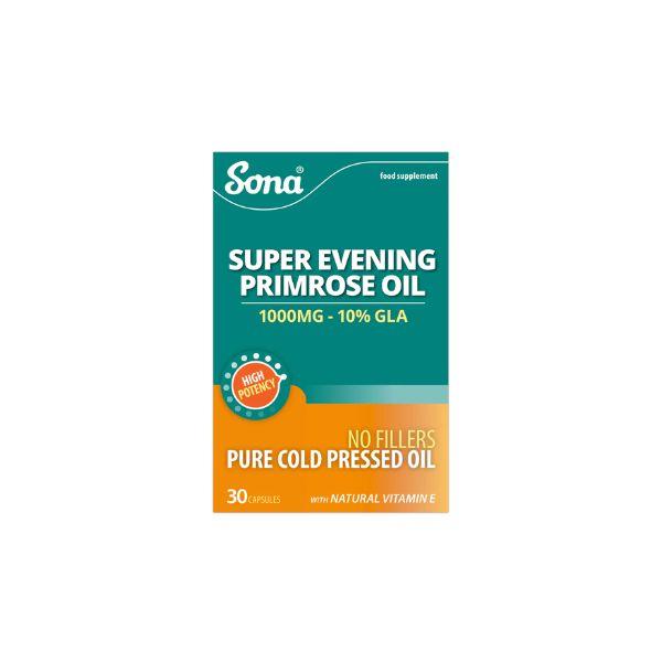 Sona Super Evening Primrose Oil 1000mg Caps
