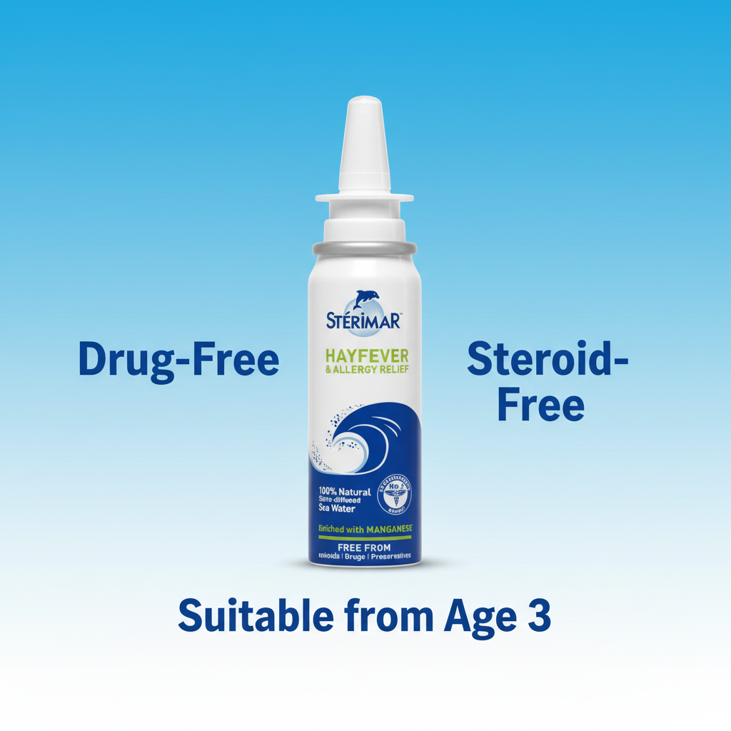 Sterimar Drug free, steroid free, and suitable from age 3
