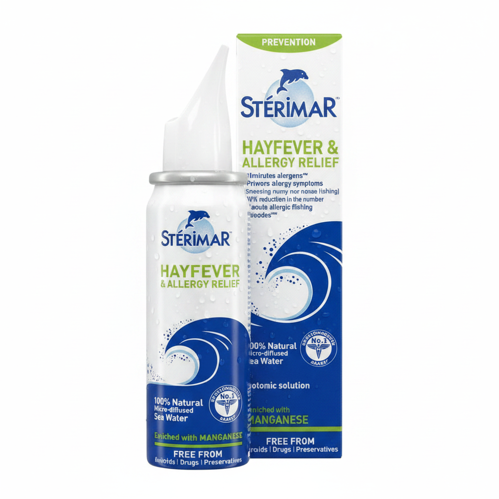 Sterimar Outer box and inner container on white background